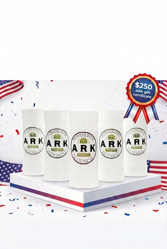 USA turns 250!                 Prepper’s Special + $250 ARK gift